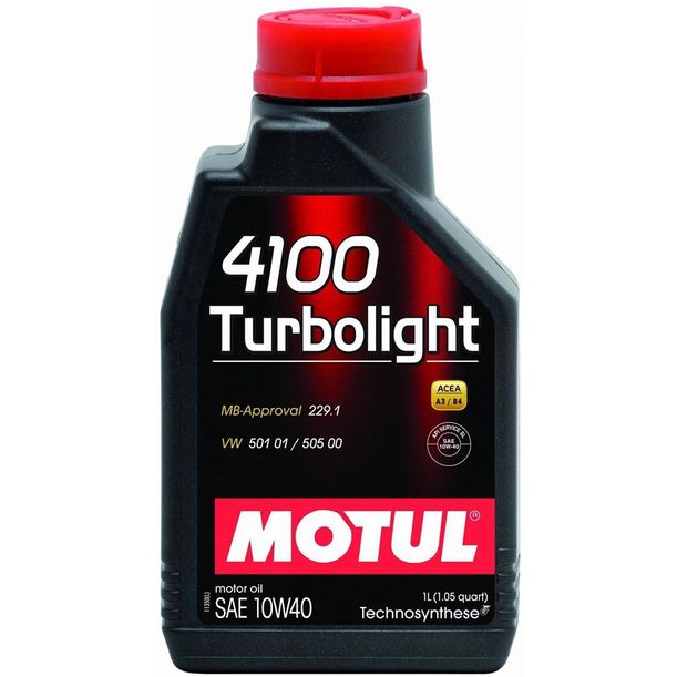 MOTUL 4100 Turbolight 10w40 1л