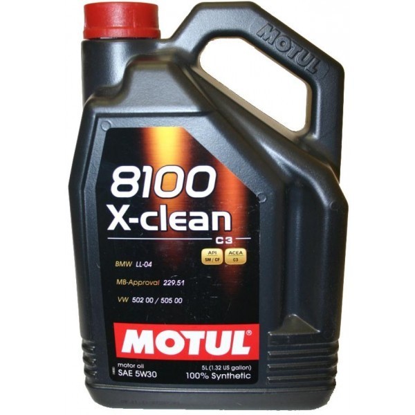 MOTUL 8100 X-CLEAN+ 5W30 5л