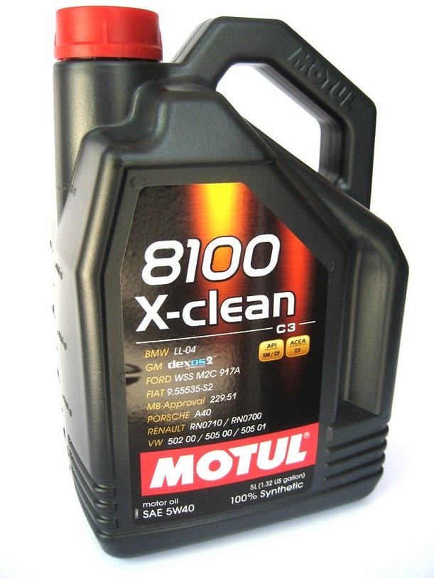 MOTUL 8100 X-CLEAN 5W40 5л