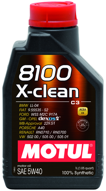 MOTUL 8100 X-CLEAN 5W40 1л