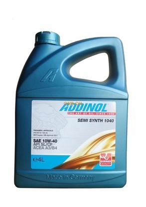 ADDINOL "Semi Synth 1040 10W-40"4л