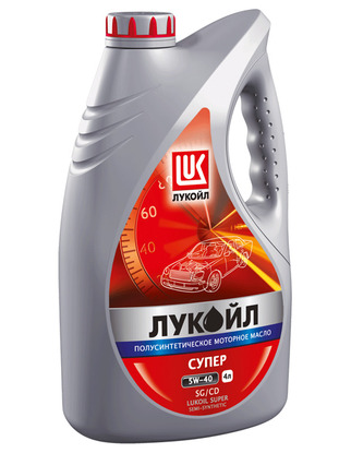 ЛУКОЙЛ СУПЕР 5W-40 4л